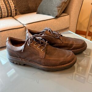 Men’s Rockport Brown Leather size 10-1/2 Tie Shoes